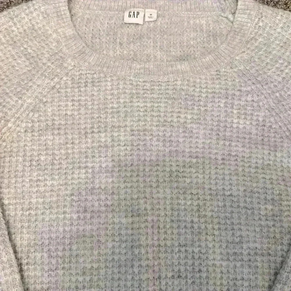 EUC Women’s Gap Crew Neck Sweater, Waffle Pattern, Size M - Picture 2 of 2
